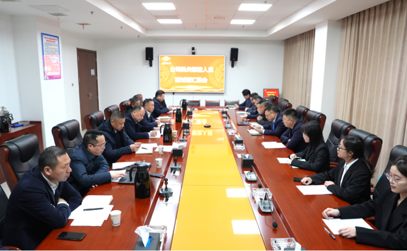 梳理問題精準把脈  深化管控助力發(fā)展 | 公司舉行2025年機關(guān)管理人員面對面匯報會