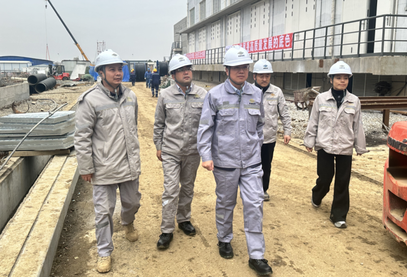 唐文方到公司湖北兩項目督導(dǎo)“大干四季度”會戰(zhàn)工作